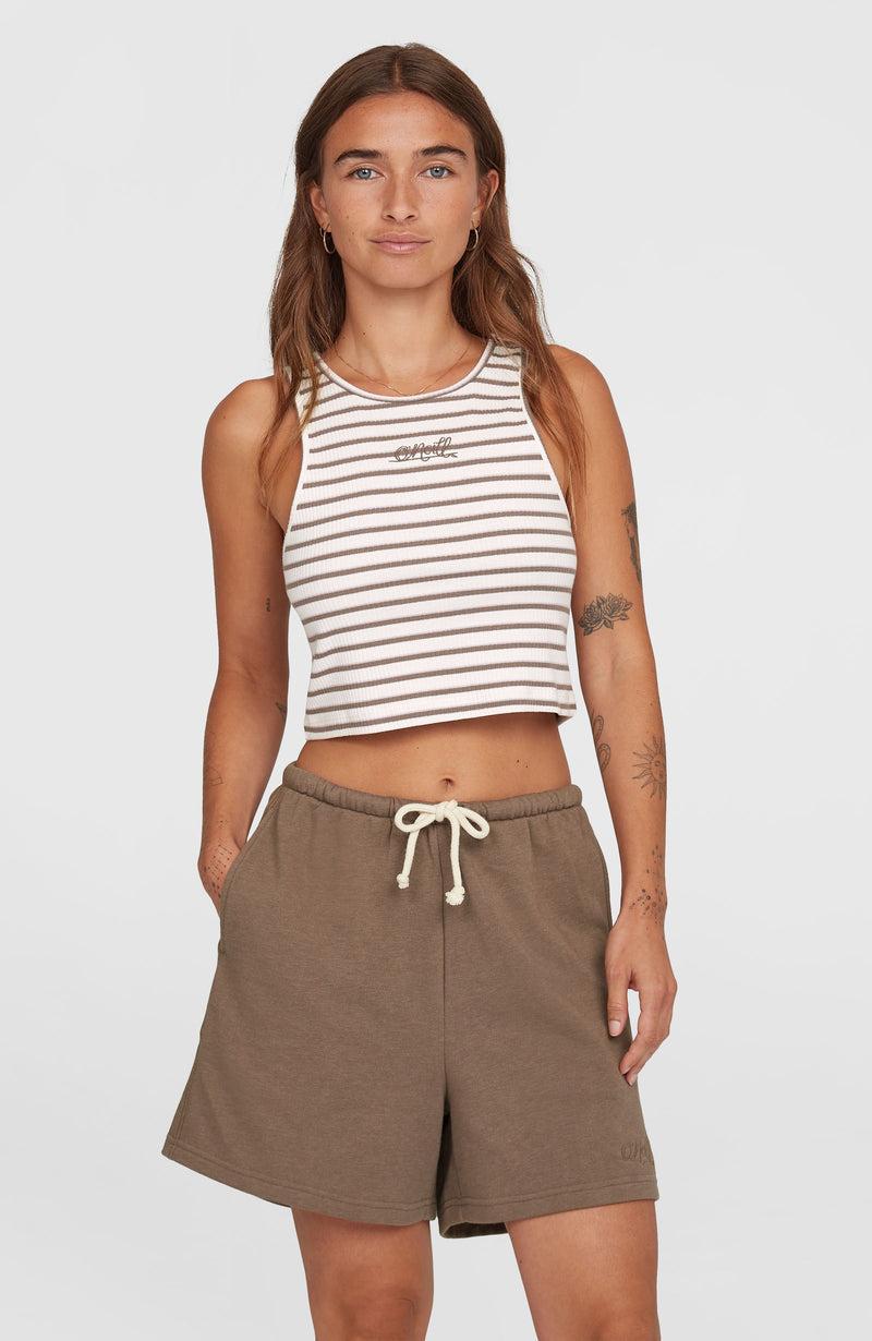 oneill Women Jess Rib Tanktop | White