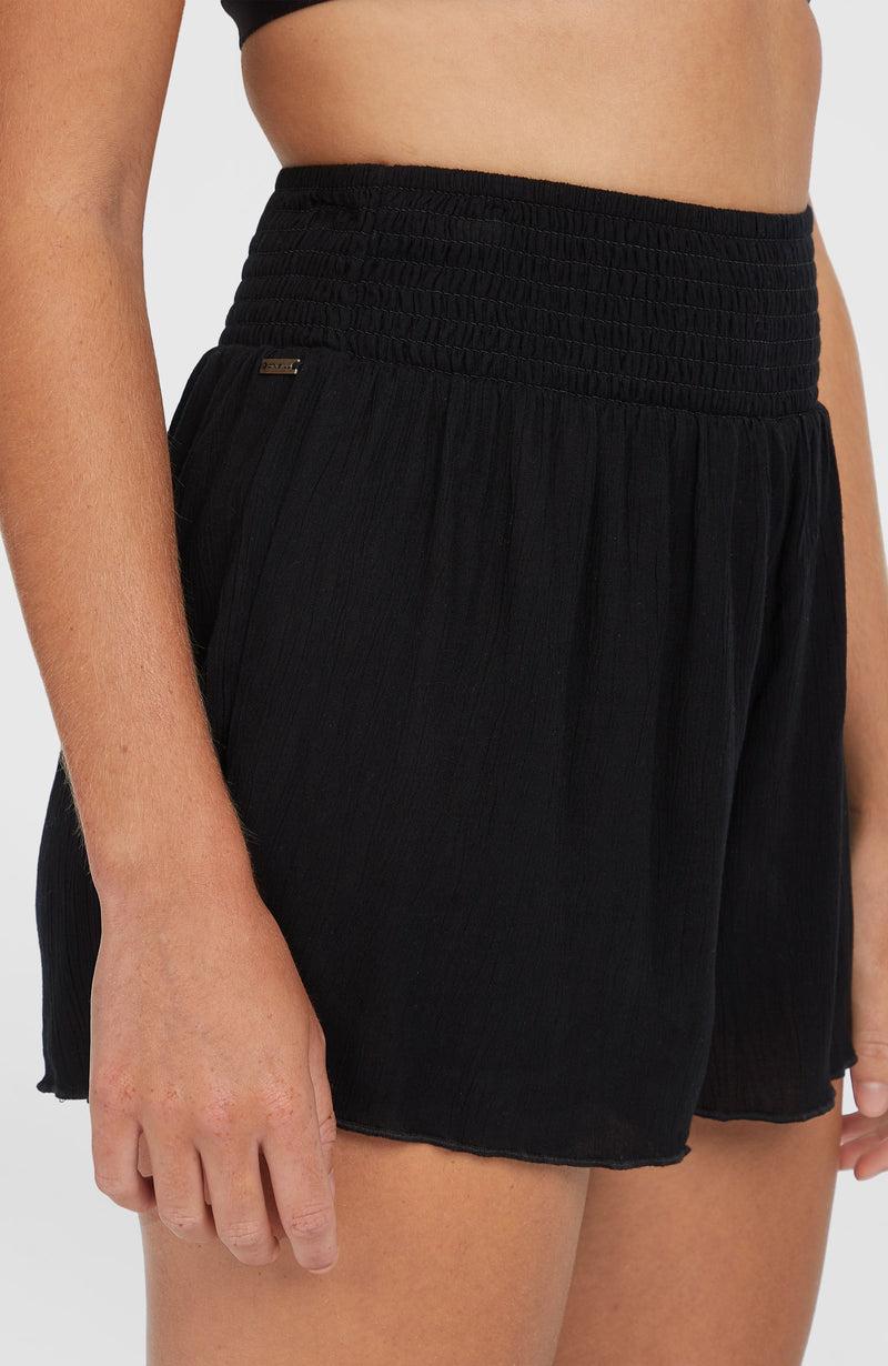 Oneill Women Johnny Smocked Waist Shorts | Black