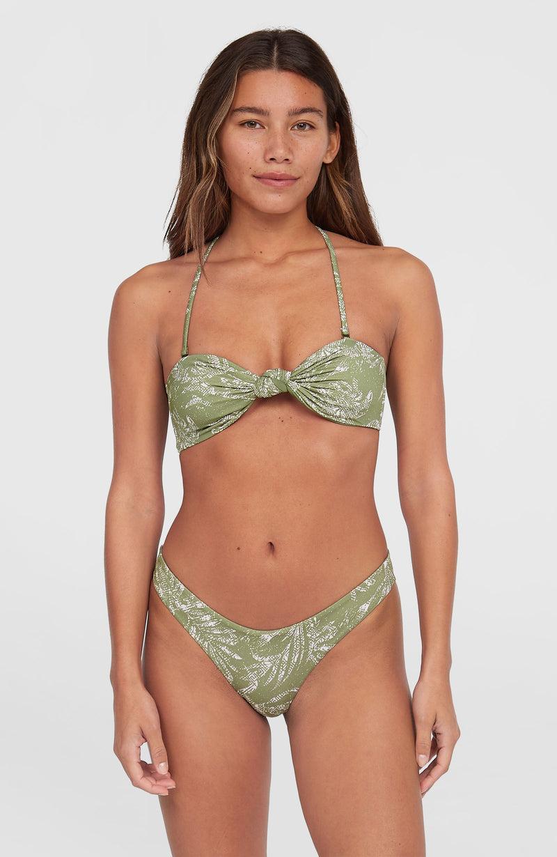 oneill Women Knot Bandeau Matira Bikini Set | Green