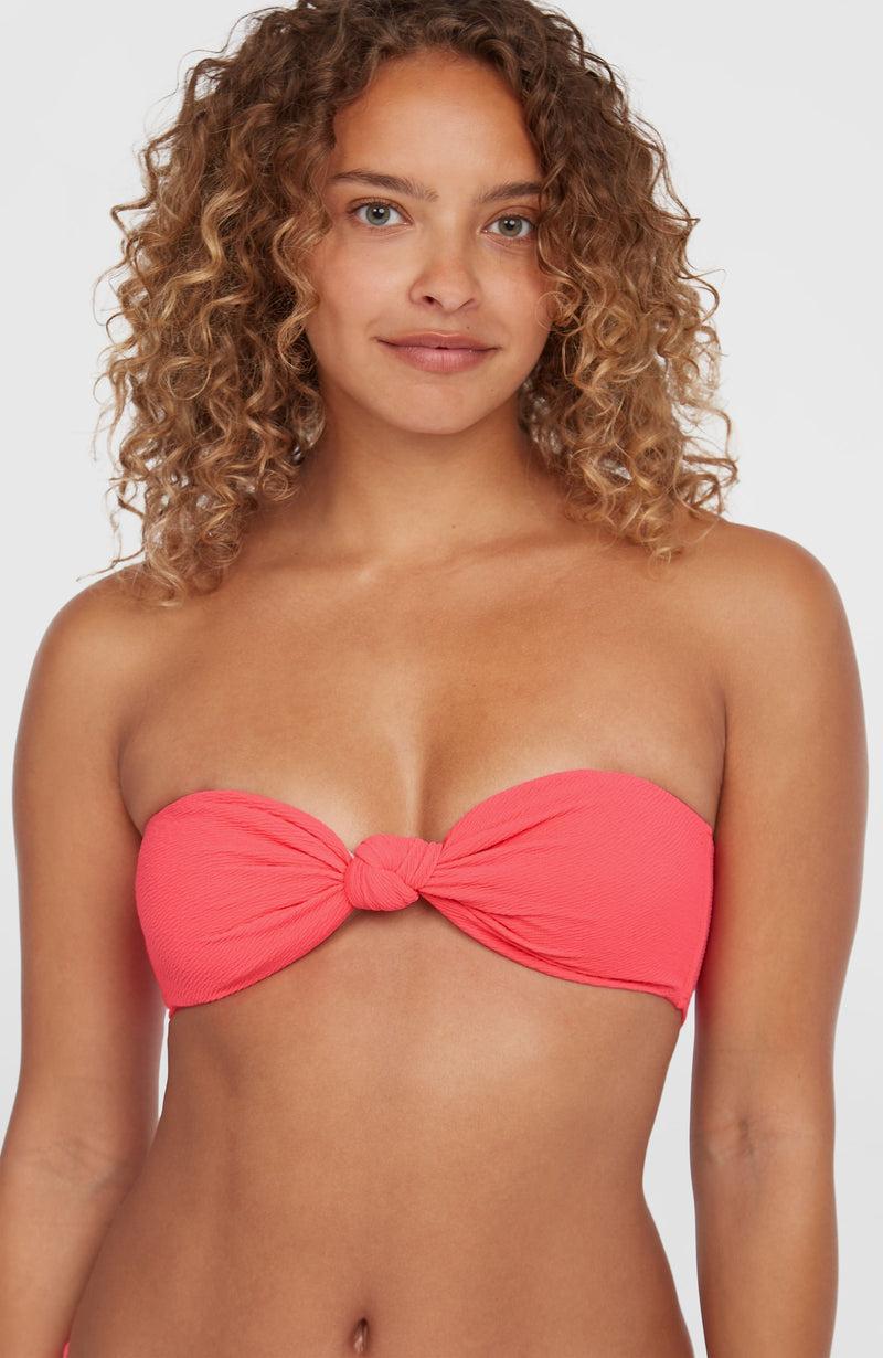 Oneill Women Knot Bandeau Matira Bikini Set | Pink