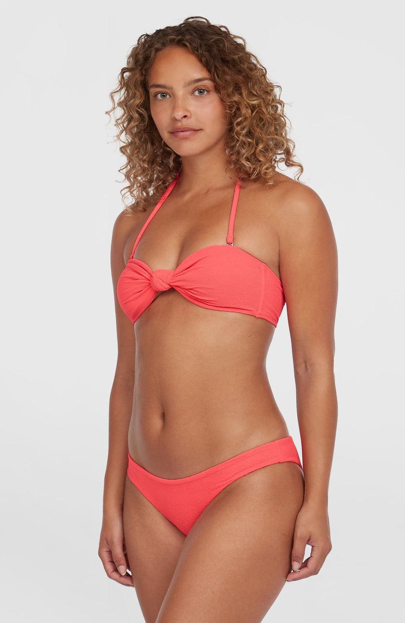 Oneill Women Knot Bandeau Matira Bikini Set | Pink