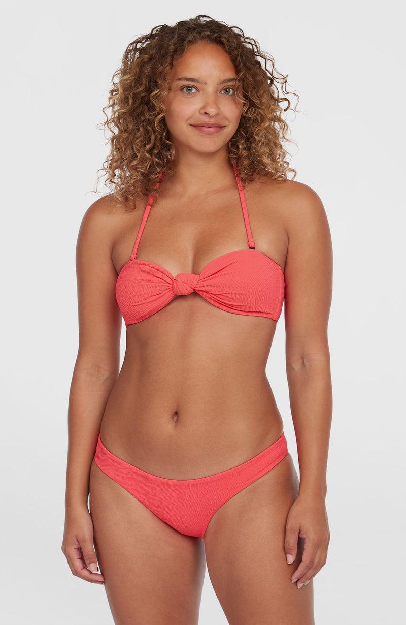 oneill Women Knot Bandeau Matira Bikini Set | Pink