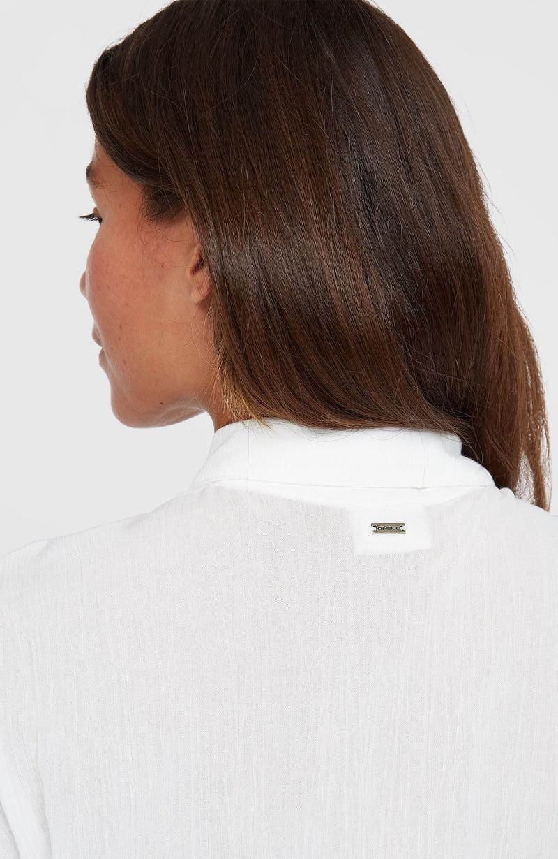 Oneill Women Lori Maxi Shirt Dress | White