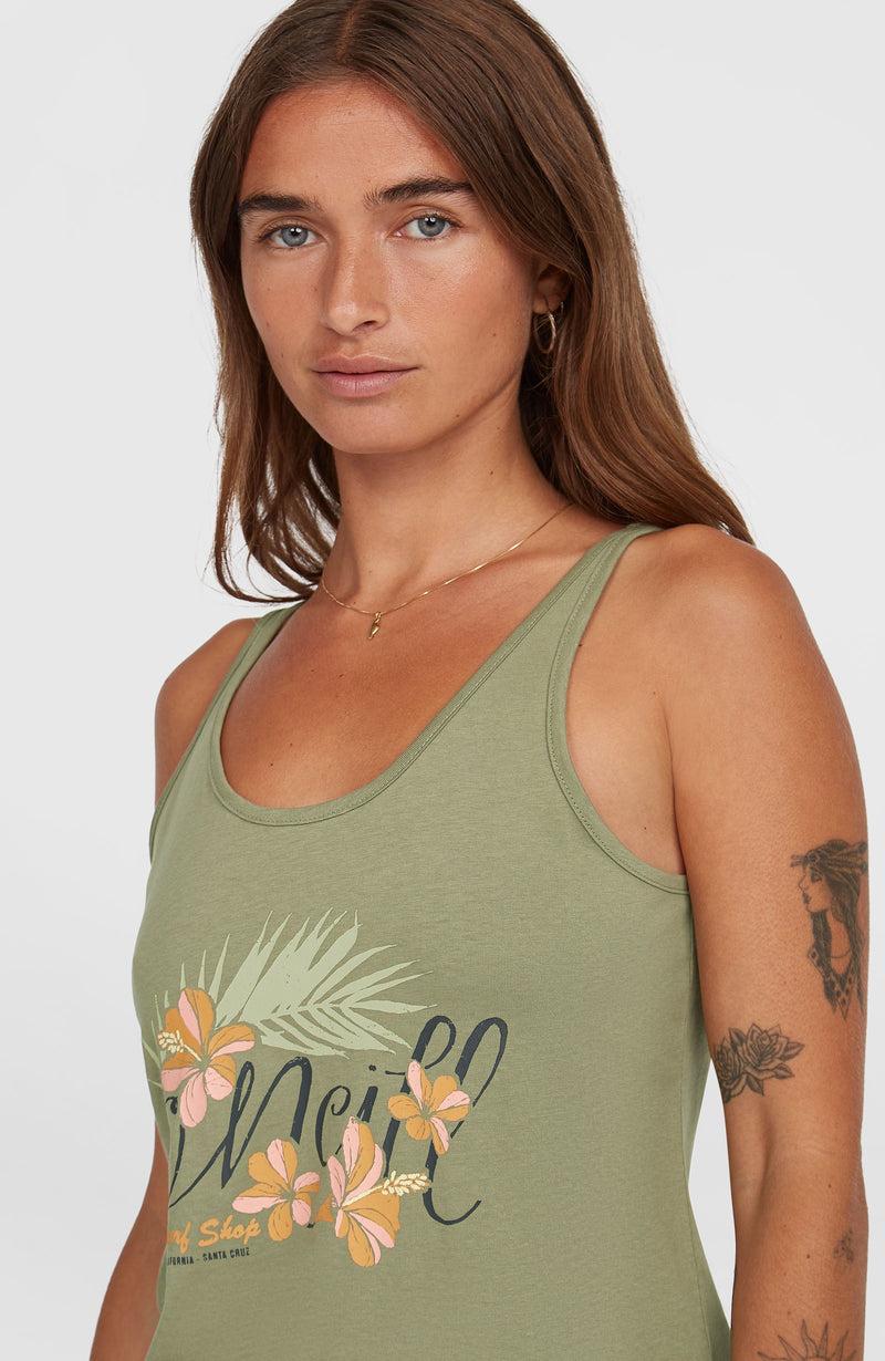 Oneill Women Luana Graphic Tank Top | Green
