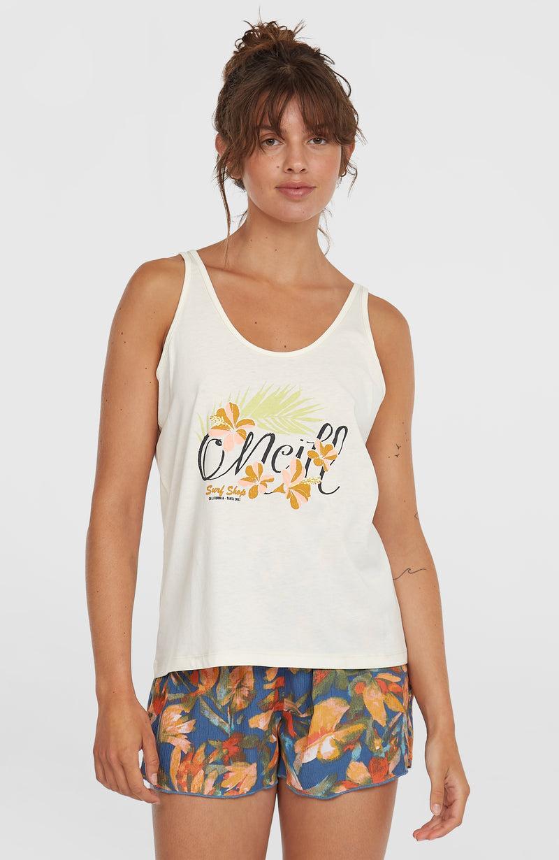 oneill Women Luana Graphic Tank Top | White