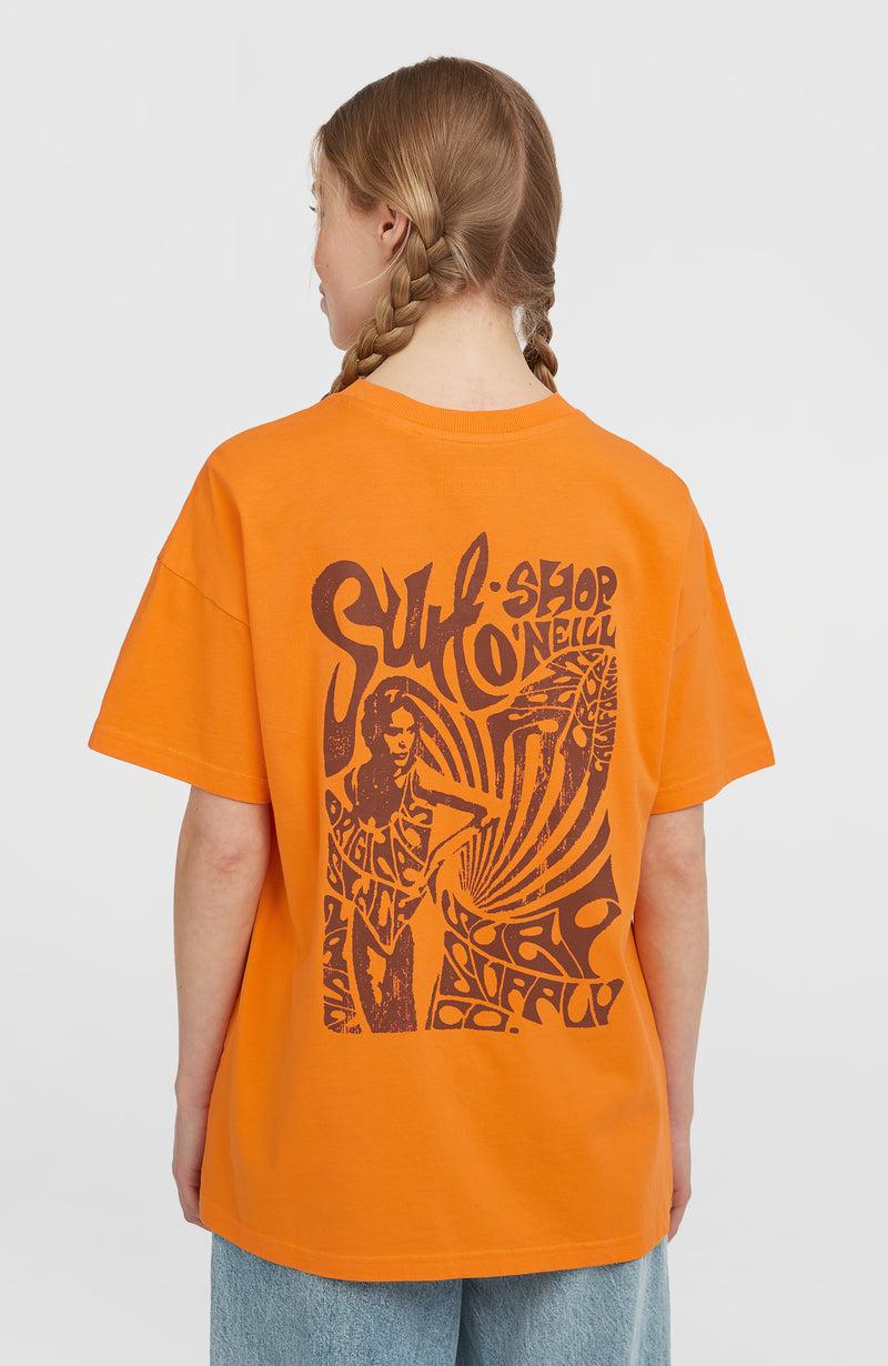 oneill Women O'Riginals Back-Print T-Shirt | Orange