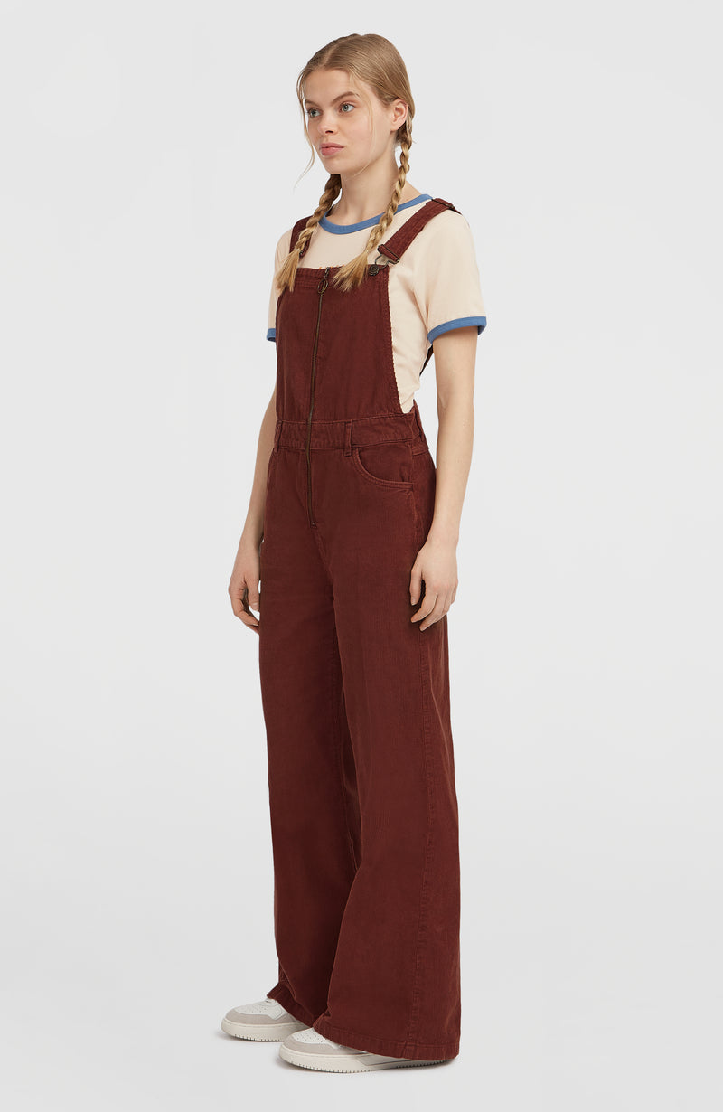 Oneill Women O'Riginals Cord Dungarees | Brown