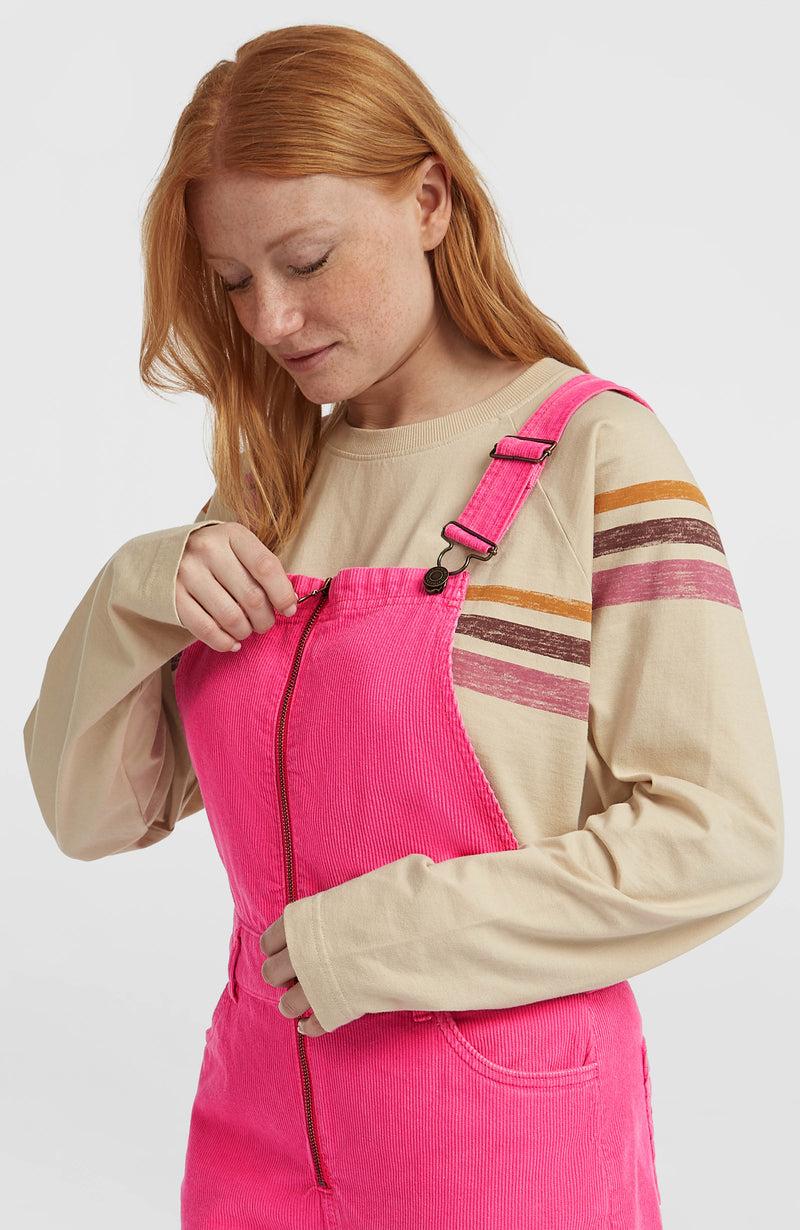Oneill Women O'Riginals Cord Dungarees | Pink