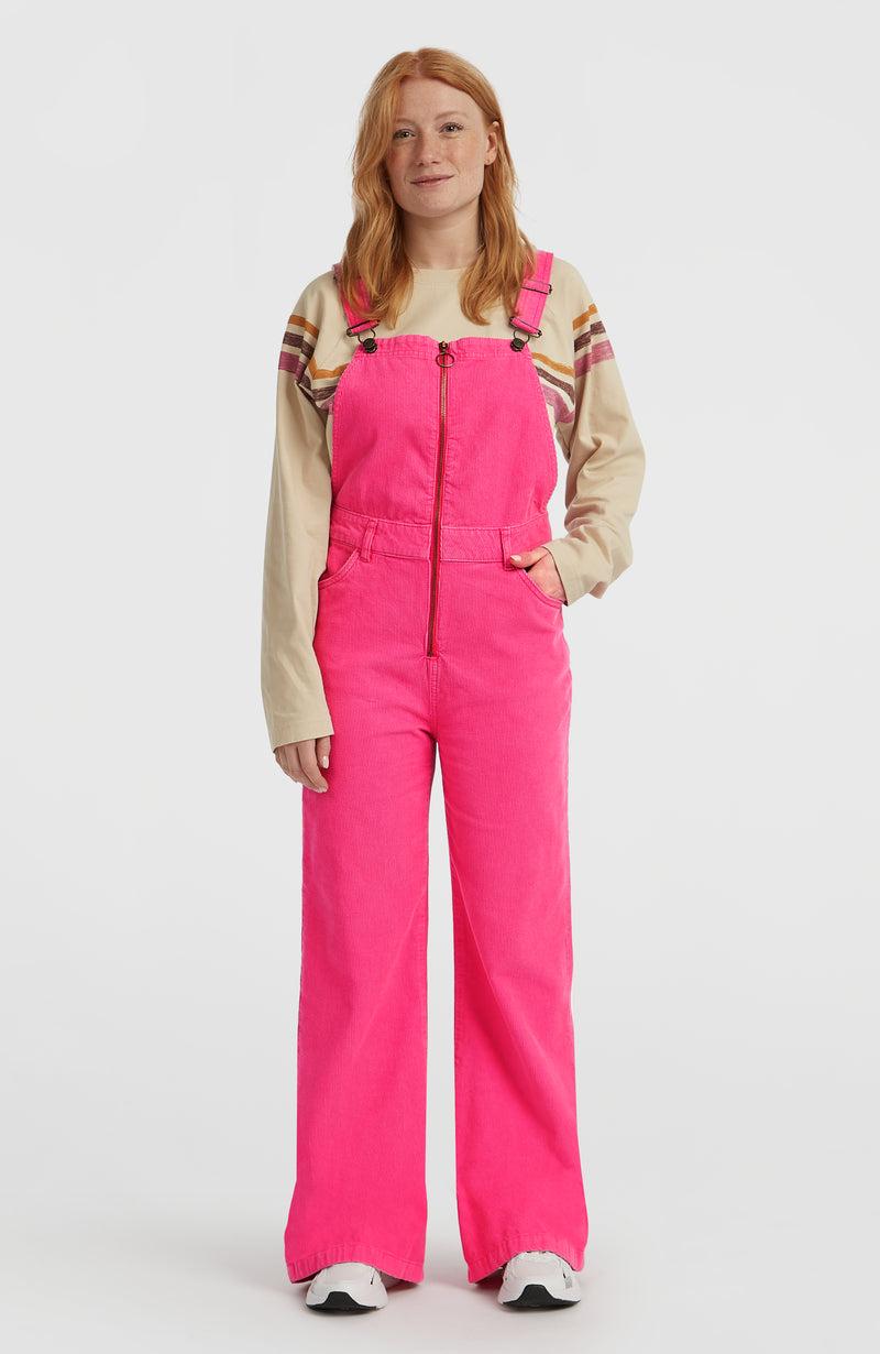 oneill Women O'Riginals Cord Dungarees | Pink
