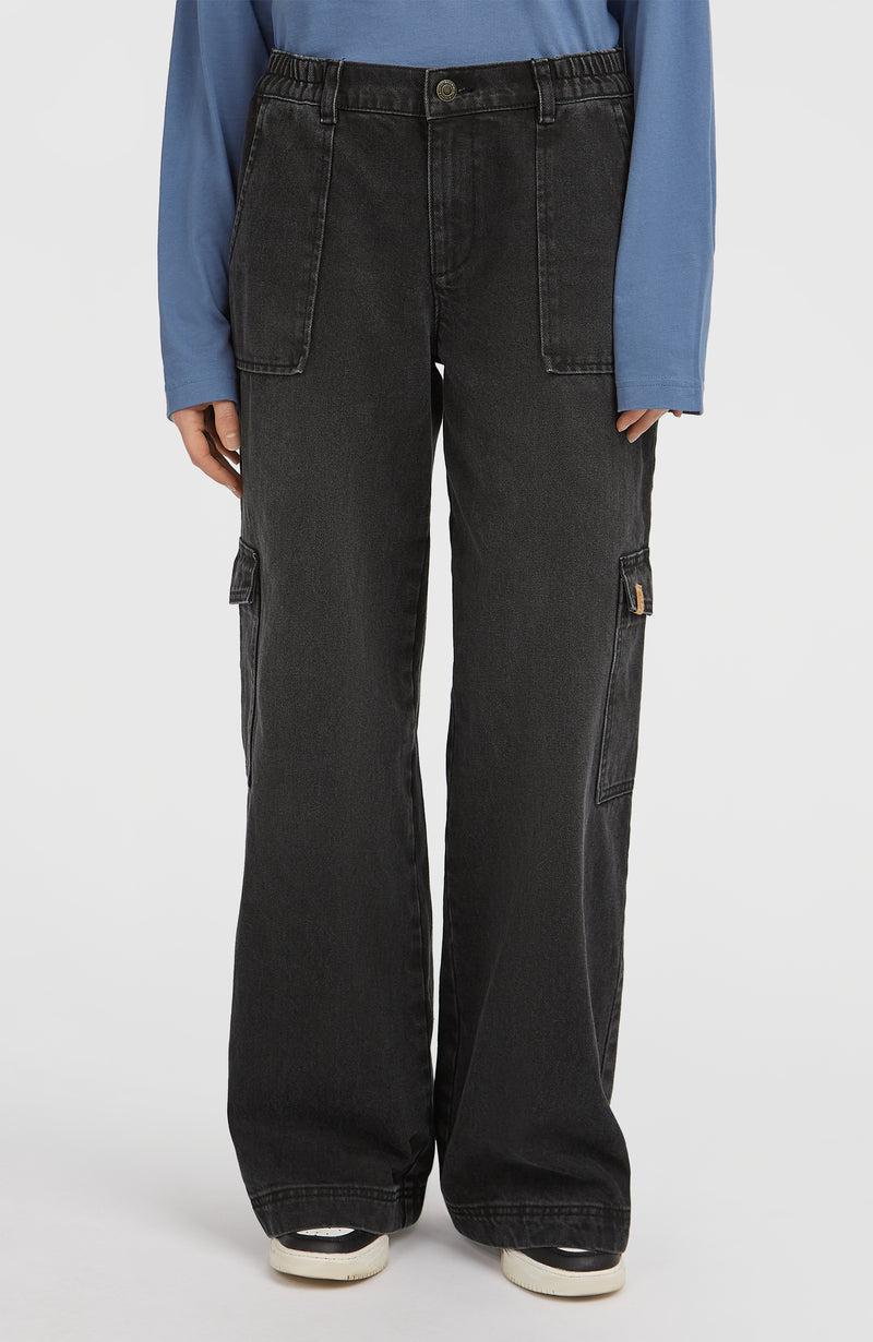 Oneill Women O'Riginals Denim Cargo Pants | Black