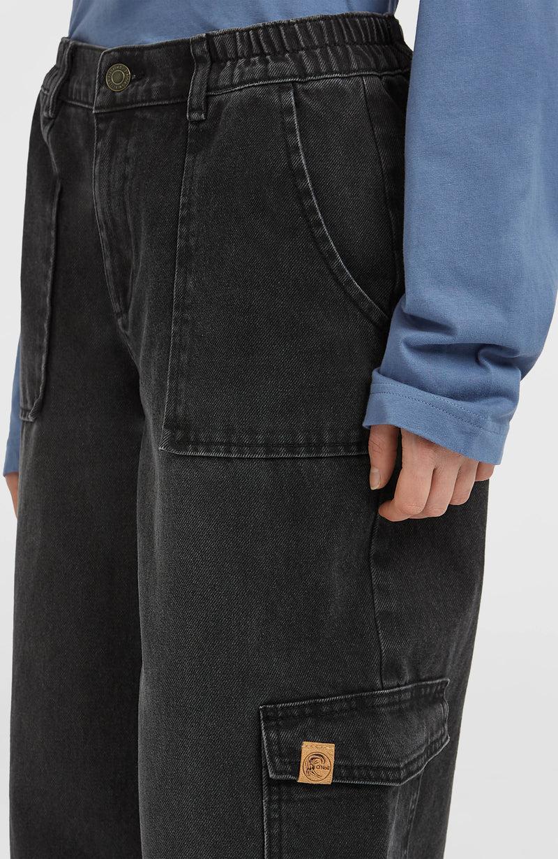 Oneill Women O'Riginals Denim Cargo Pants | Black