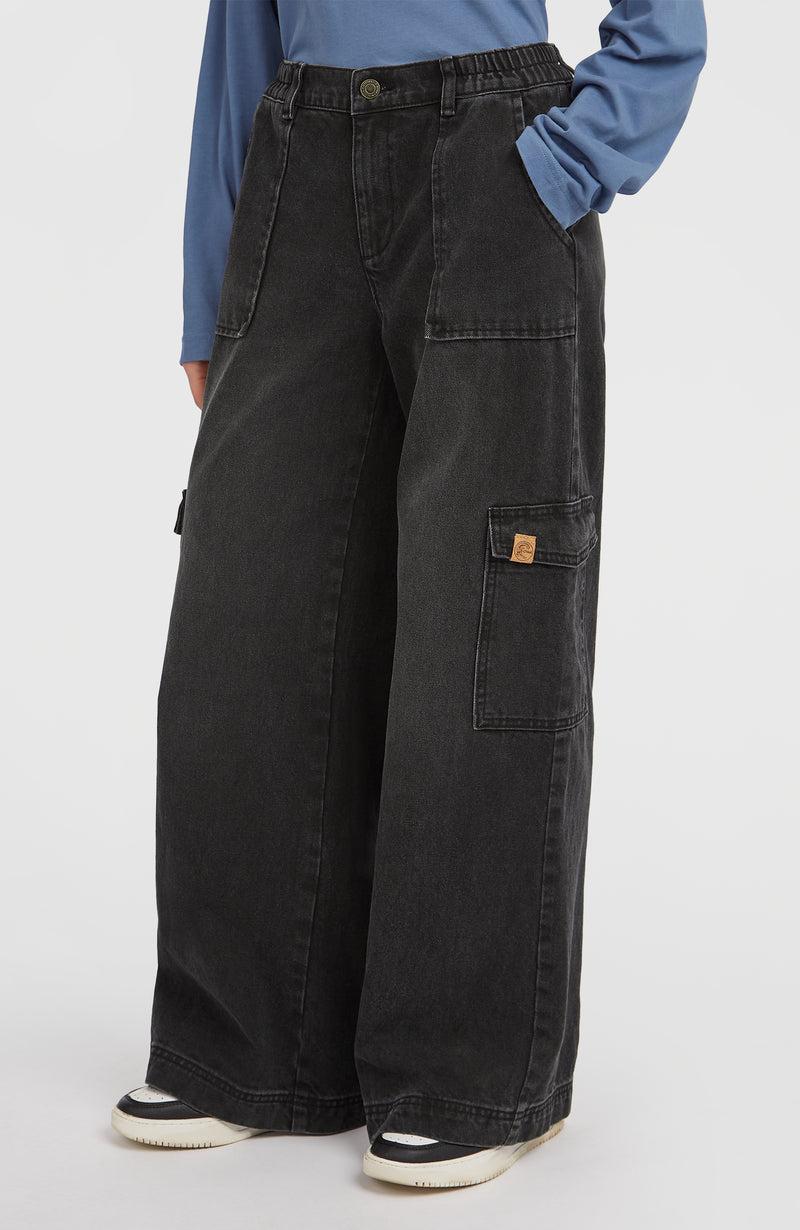 Oneill Women O'Riginals Denim Cargo Pants | Black