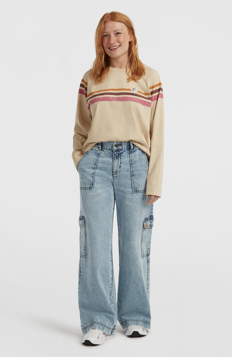 oneill Women O'Riginals Denim Cargo Pants | Blue