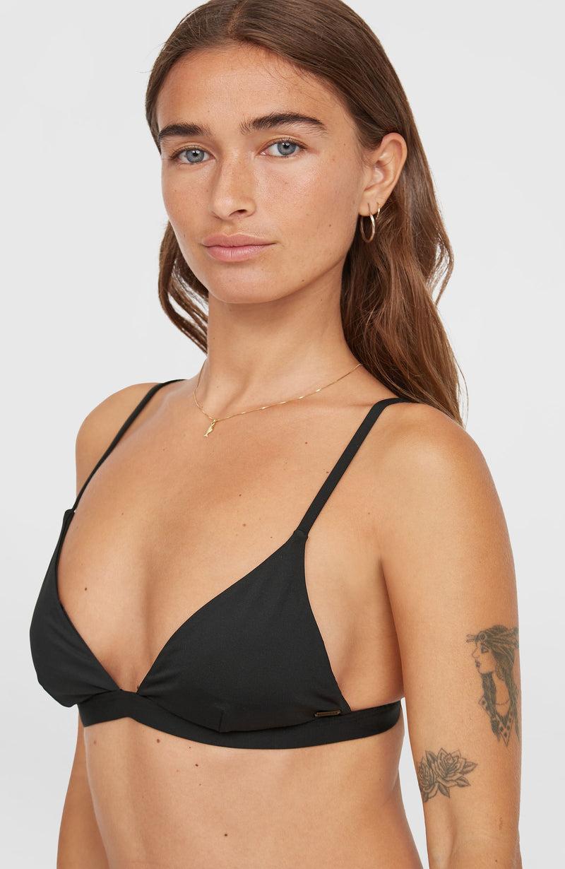 oneill Women Seaside Tri Bikini Top | Black