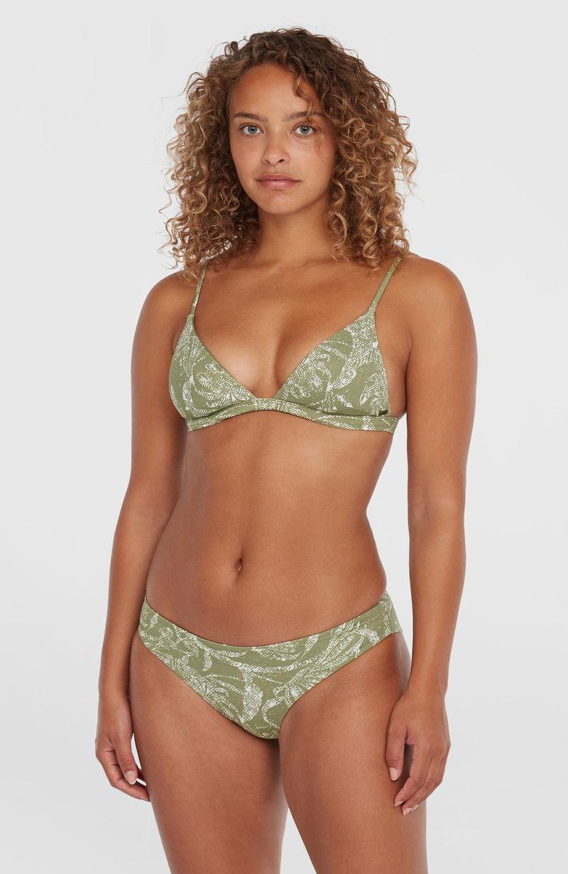 Oneill Women Seaside Tri Bikini Top | Green
