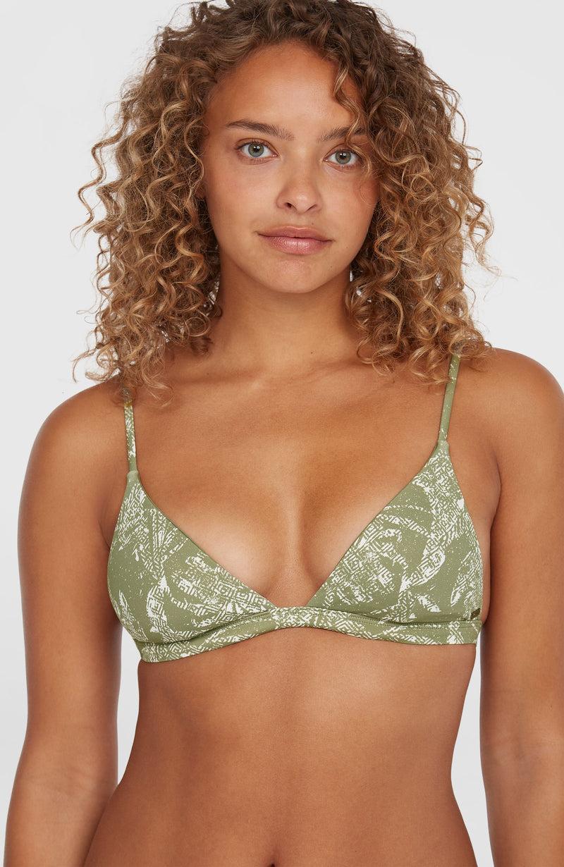 oneill Women Seaside Tri Bikini Top | Green