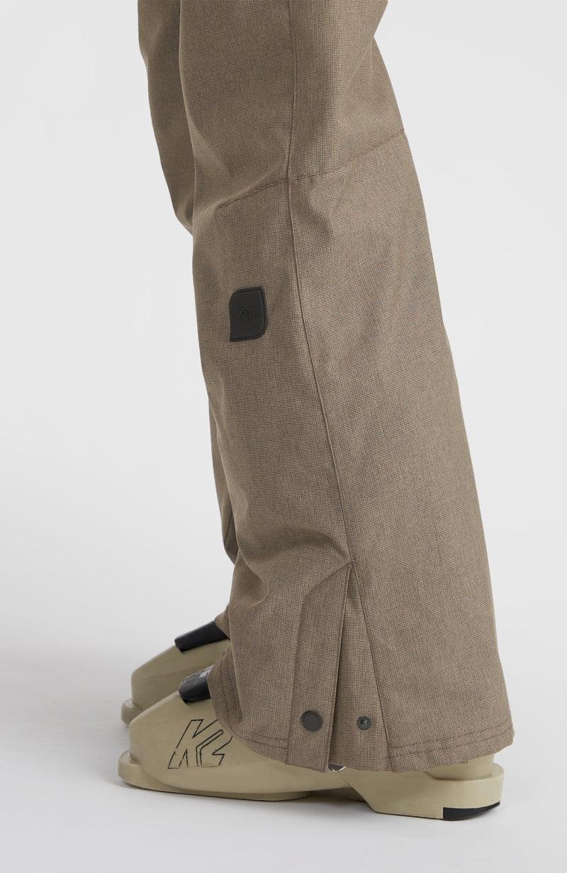 Oneill Women Star Melange Regular Snow Pants | Brown