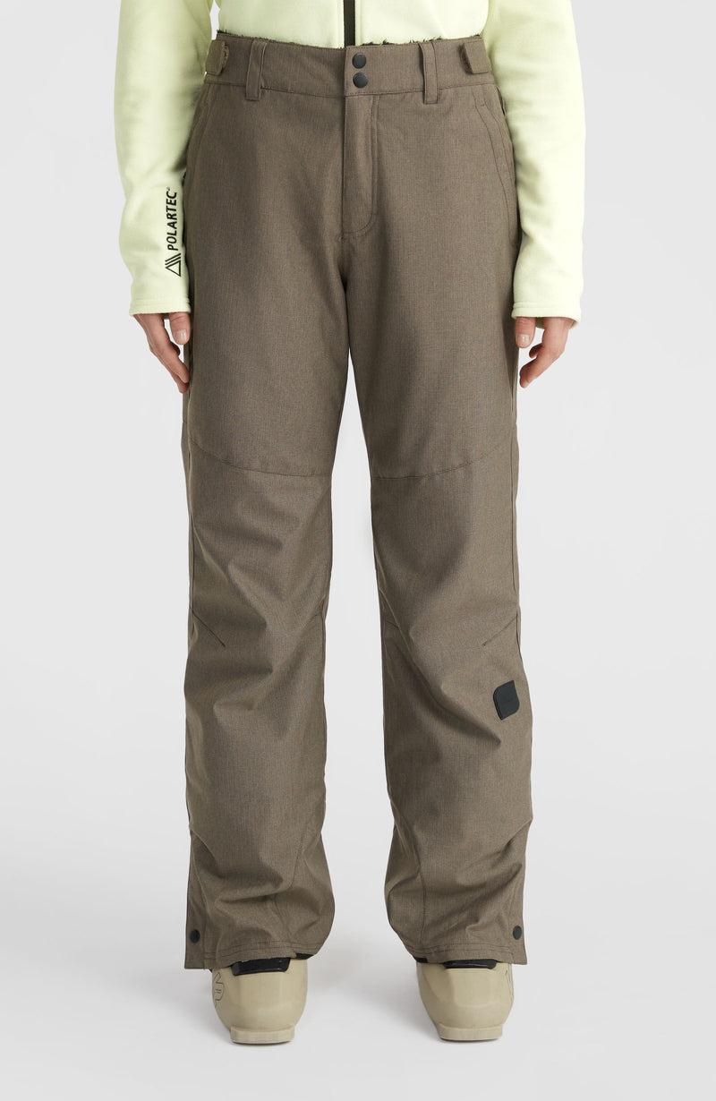 oneill Women Star Melange Regular Snow Pants | Brown