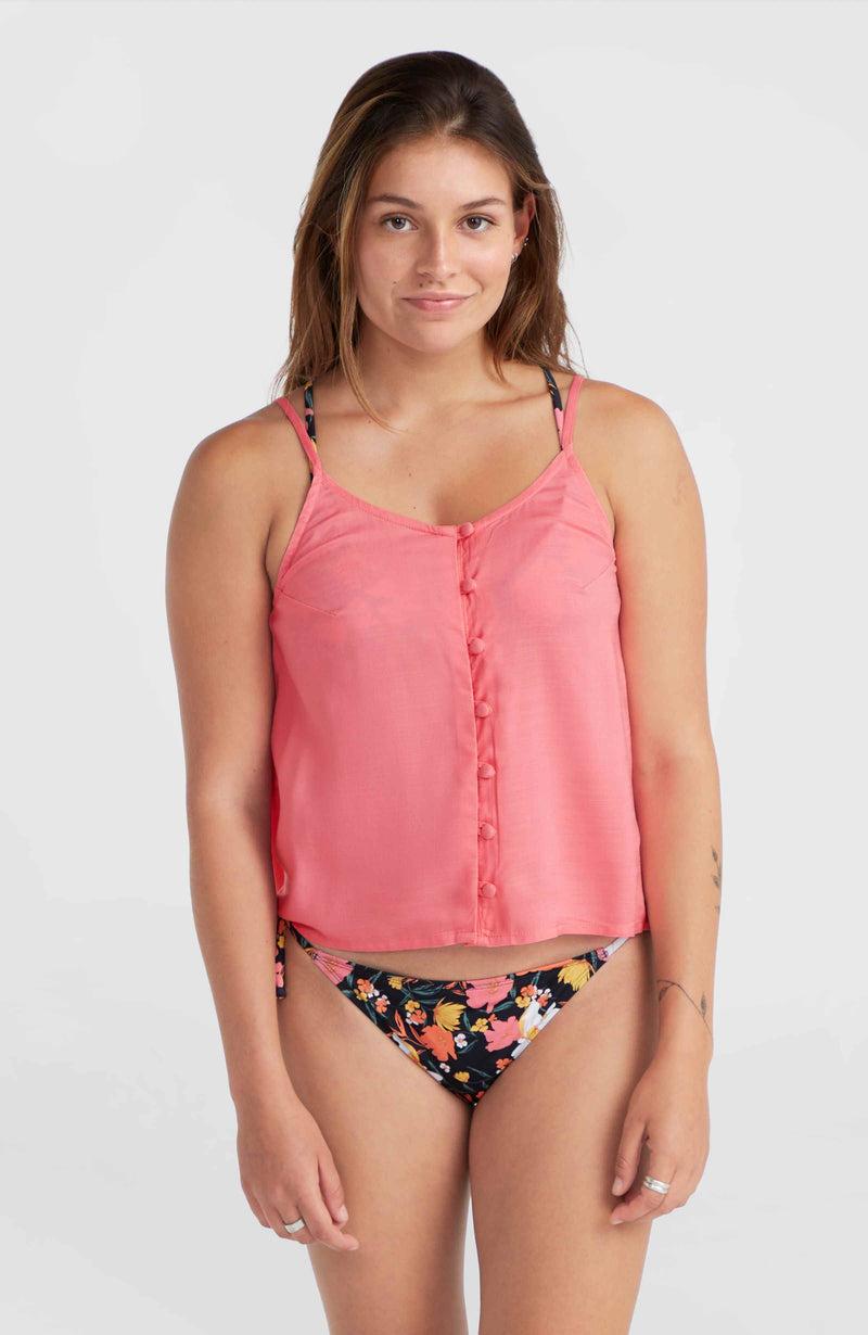 oneill Women Tiare Woven Tank Top | Pink