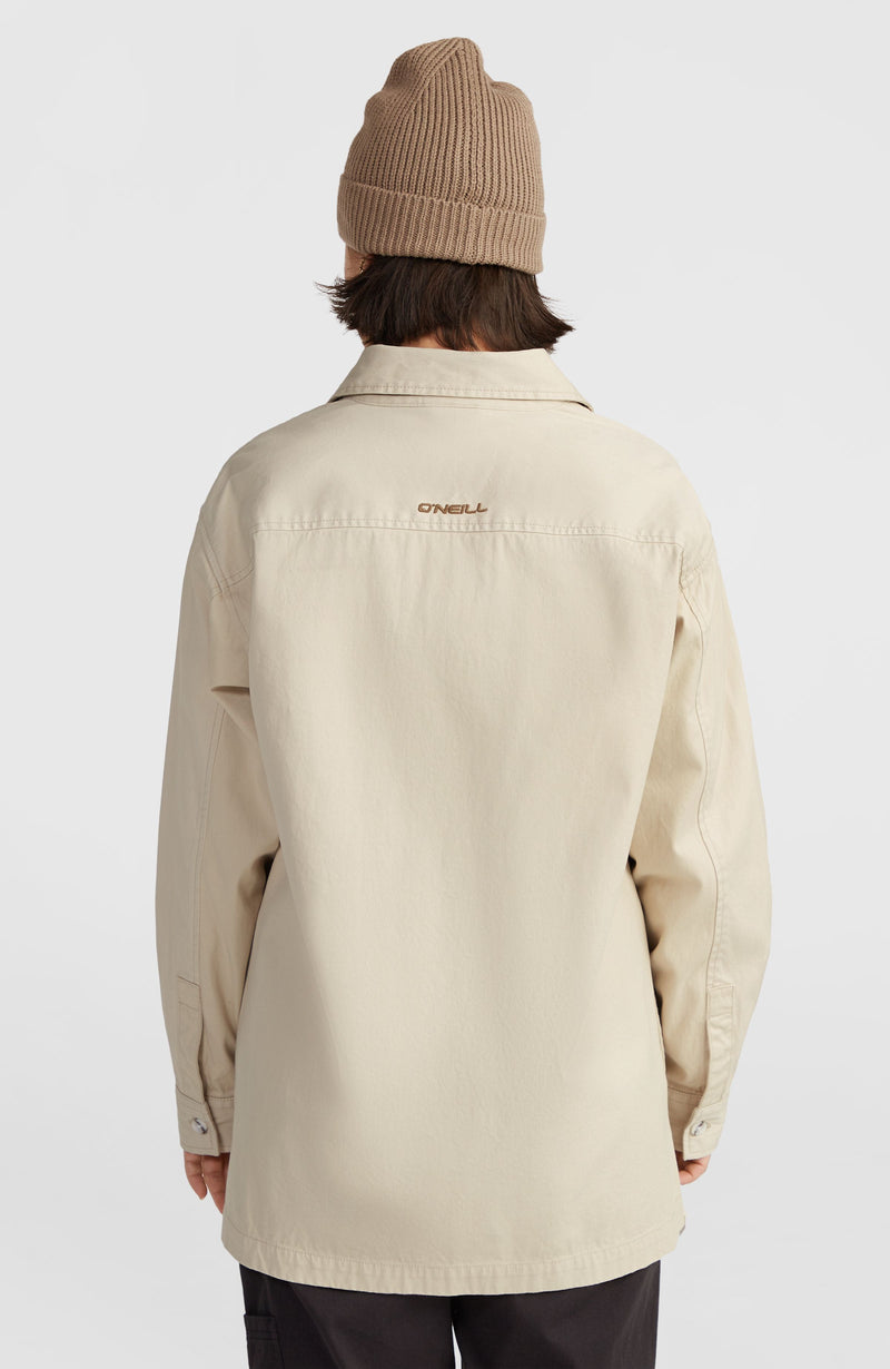 Oneill Women Twill Overshirt | Beige