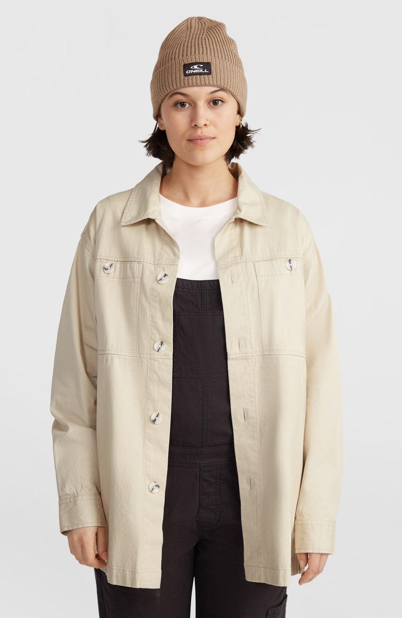 oneill Women Twill Overshirt | Beige