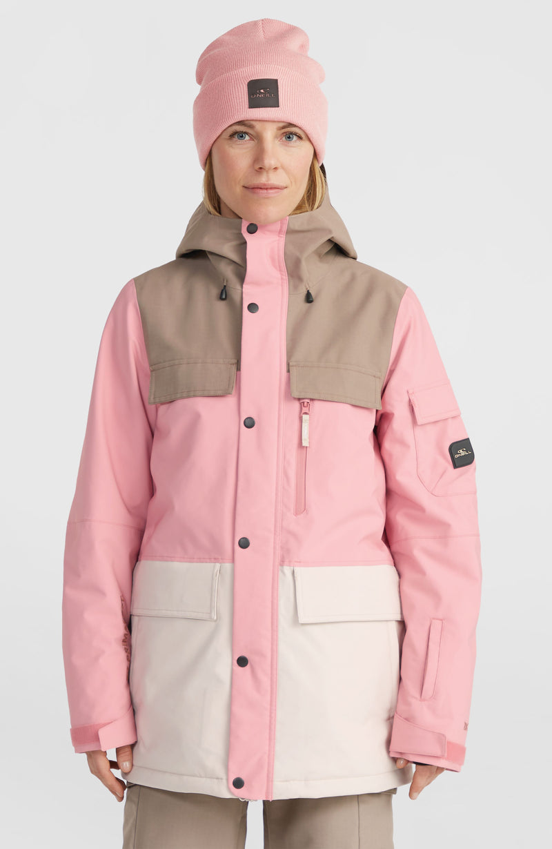oneill Women Utility Pro Hybrid Jacket | Pink Mix