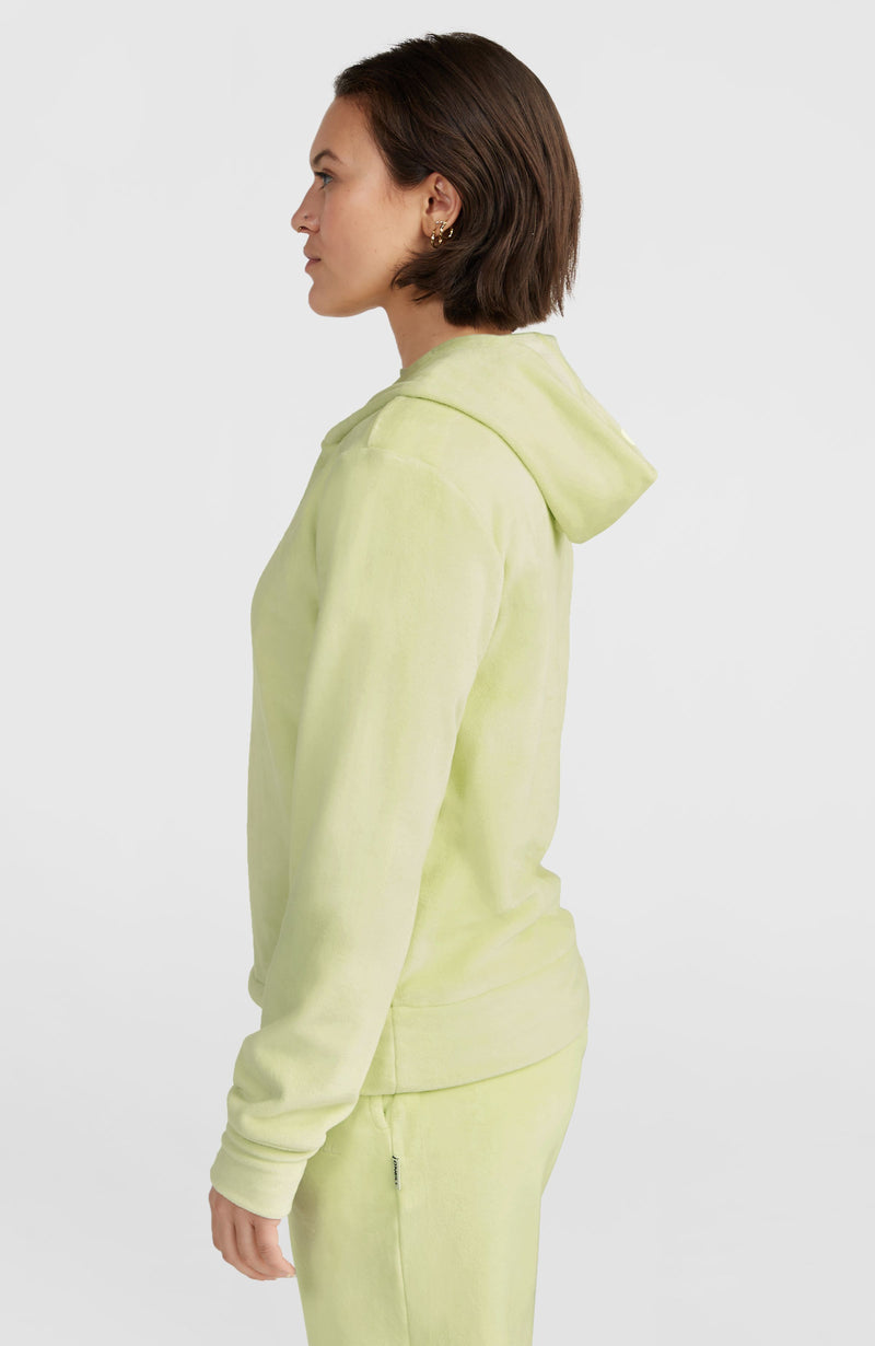 Oneill Women Velour Hoodie Fleece | Green