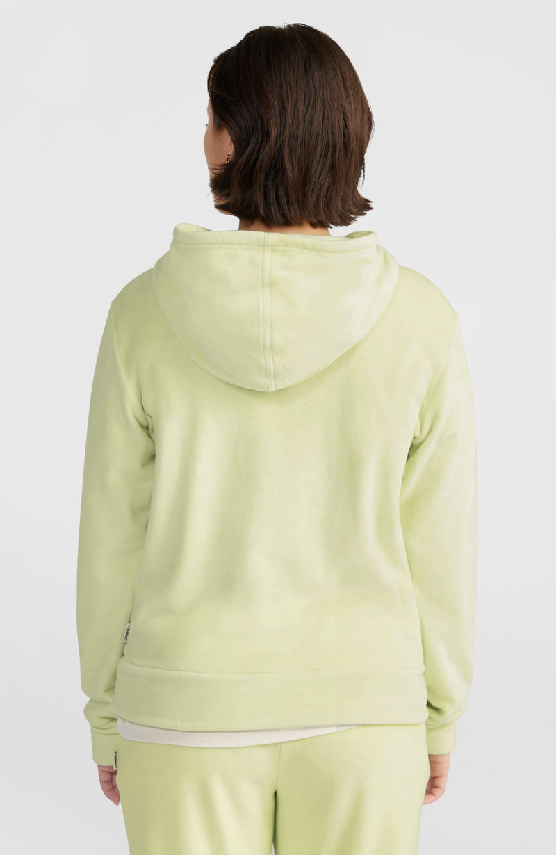 Oneill Women Velour Hoodie Fleece | Green