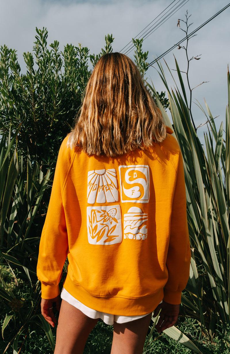 Oneill Women Women Of The Wave Hoodie | Orange