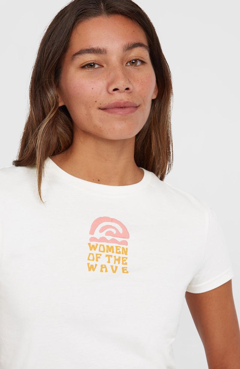 Oneill Women Women Of The Wave T-Shirt | Beige