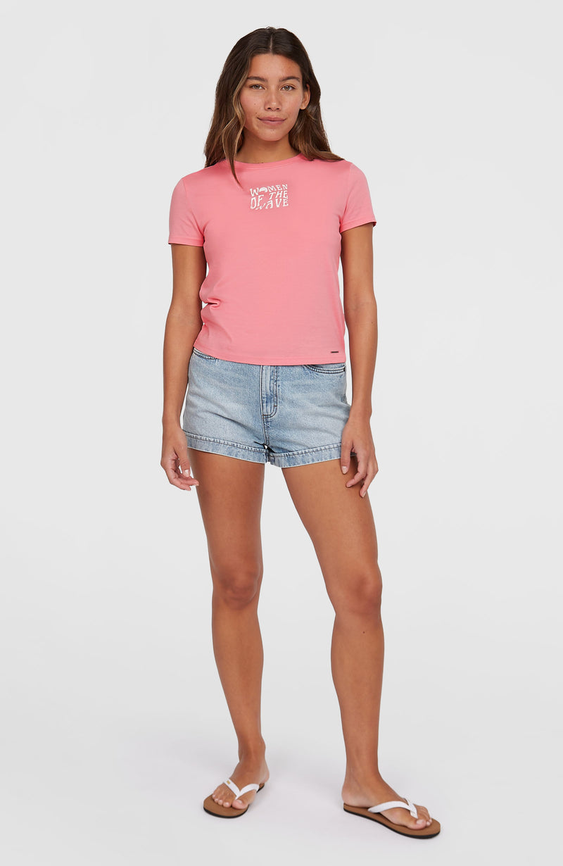 Oneill Women Women Of The Wave T-Shirt | Pink