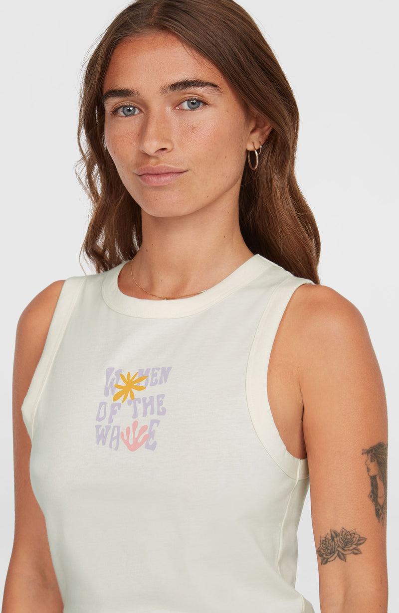 Oneill Women Women Of The Wave Tank Top | Beige
