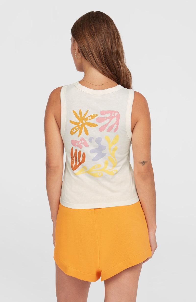 Oneill Women Women Of The Wave Tank Top | Beige
