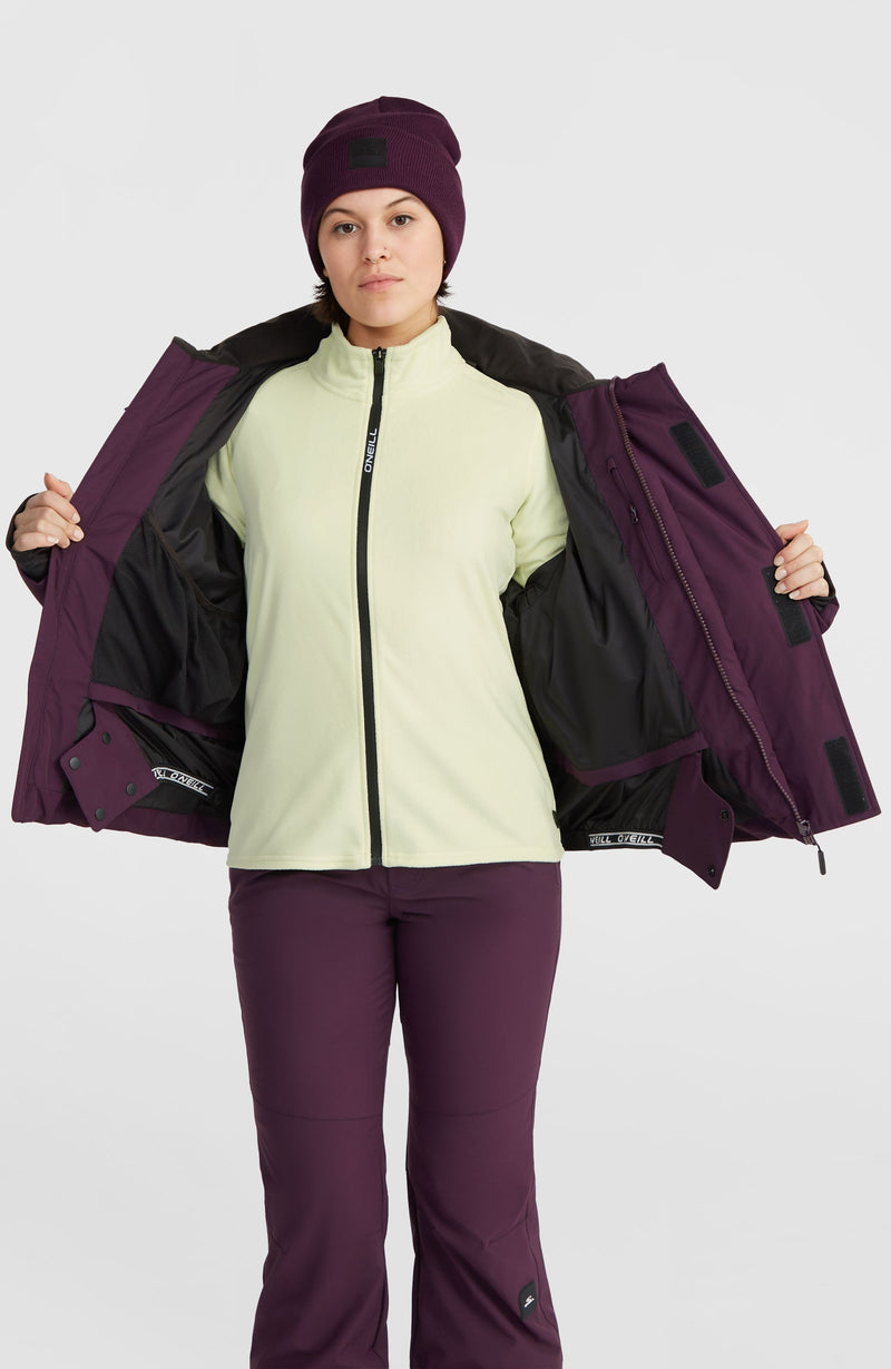 Oneill Women Z.E.N. Hybrid Snow Jacket | Purple
