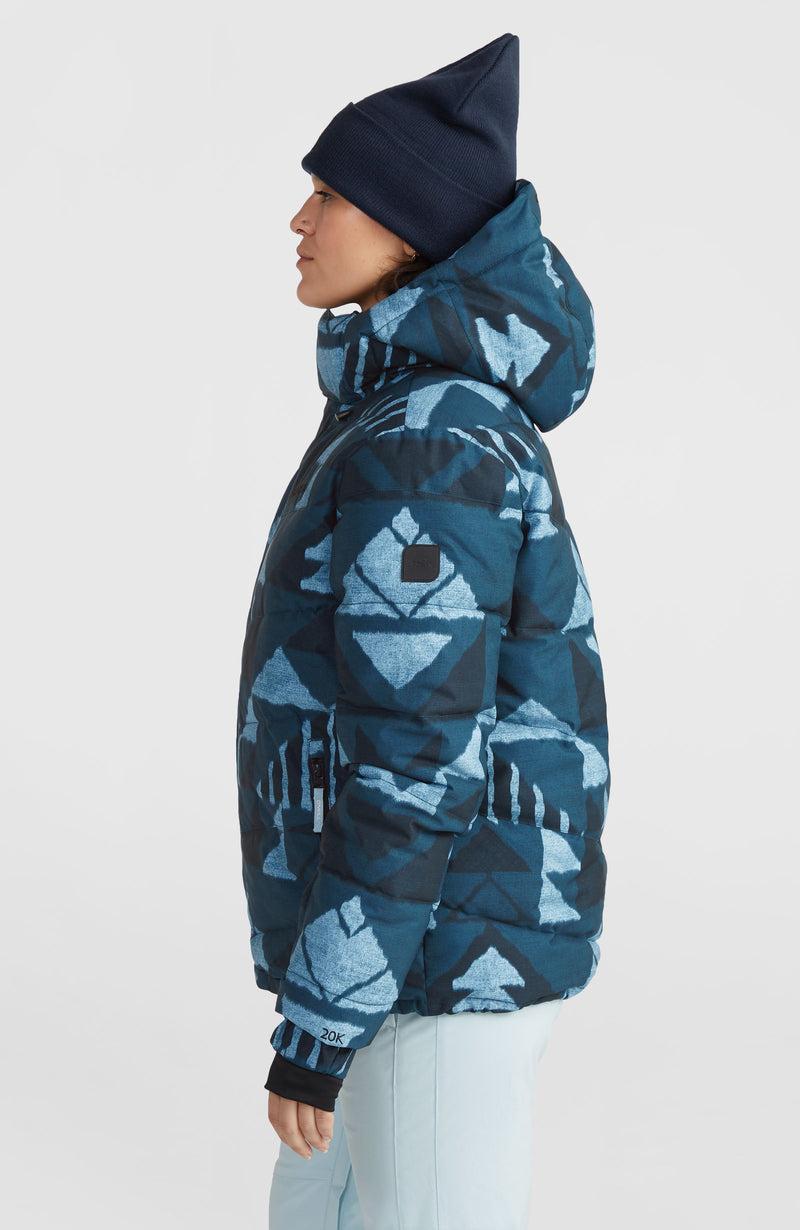 Oneill Women Z.E.N. Puffer Hybrid Snow Jacket | Blue