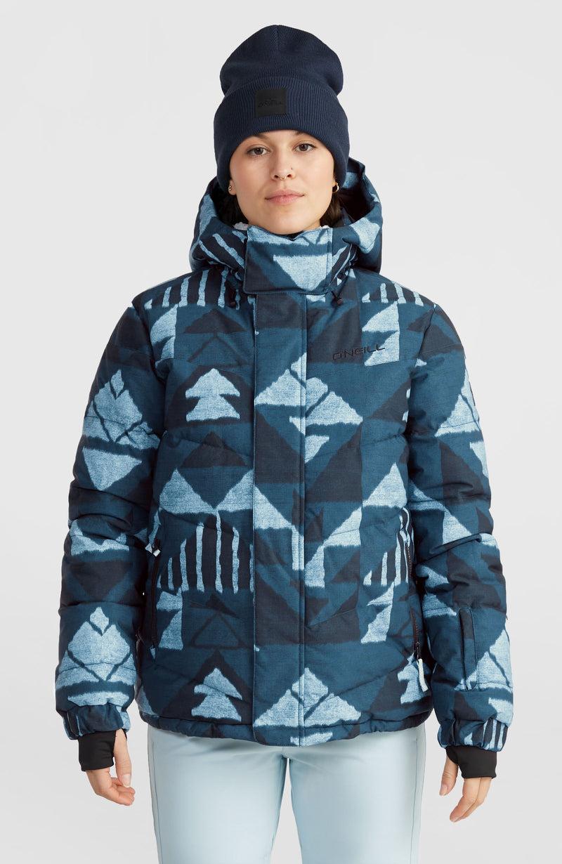 oneill Women Z.E.N. Puffer Hybrid Snow Jacket | Blue