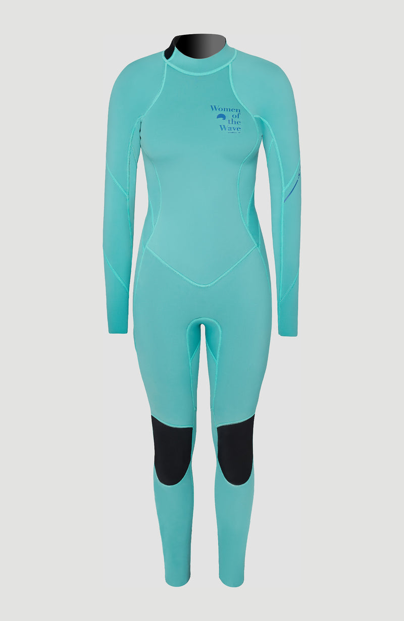 oneill Women Bahia Women Of The Wave 3/2mm Back Zip Full Wetsuit | Green