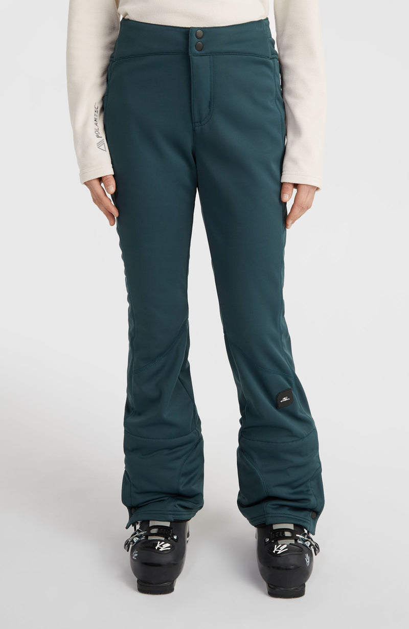 oneill Women Blessed Softshell Hybrid Skinny Snow Pants | Blue
