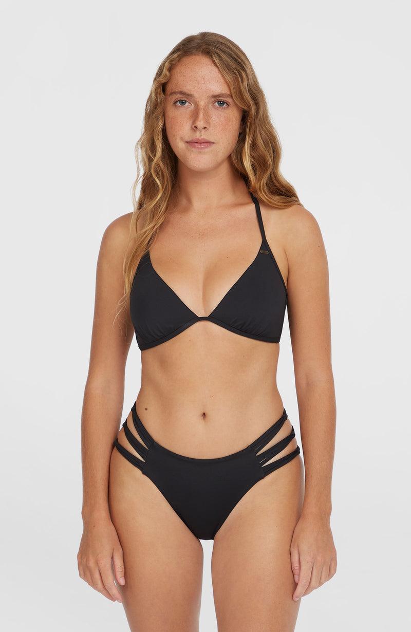 Oneill Women Boulders Strappy Sides Bikini Bottoms | Black