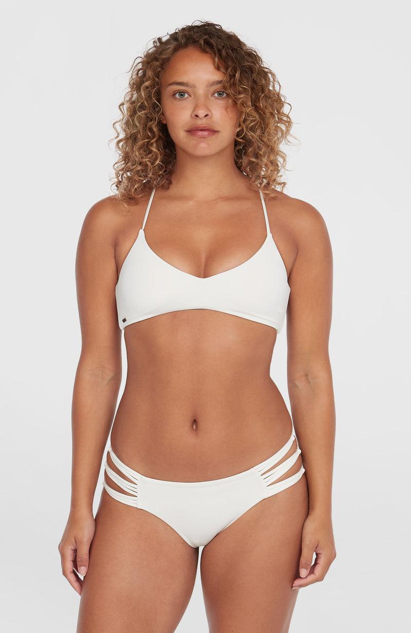 Oneill Women Boulders Strappy Sides Bikini Bottoms | White