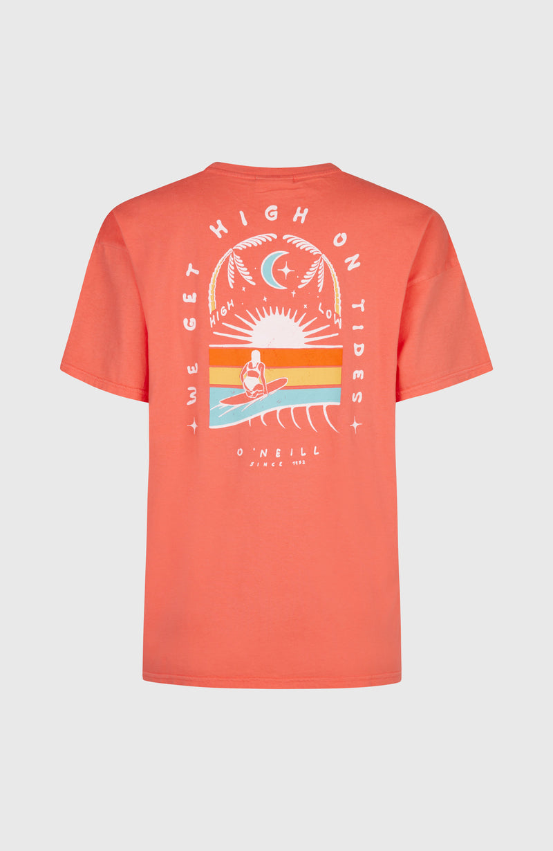 Oneill Women O'Neill Beach Vintage High On Tides T-Shirt | Pink