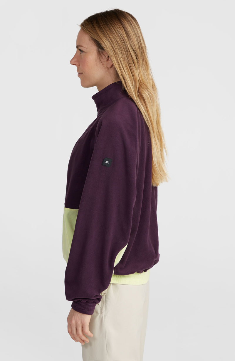 Oneill Women O'Riginals Polartec® 100 Half-Zip Fleece | Purple Mix