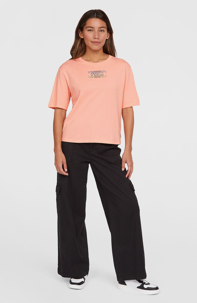 Oneill Women Summer Musthaves Back Print T-Shirt | Pink