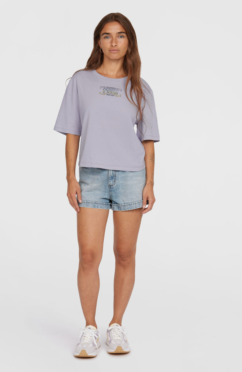 Oneill Women Summer Musthaves Back Print T-Shirt | Purple
