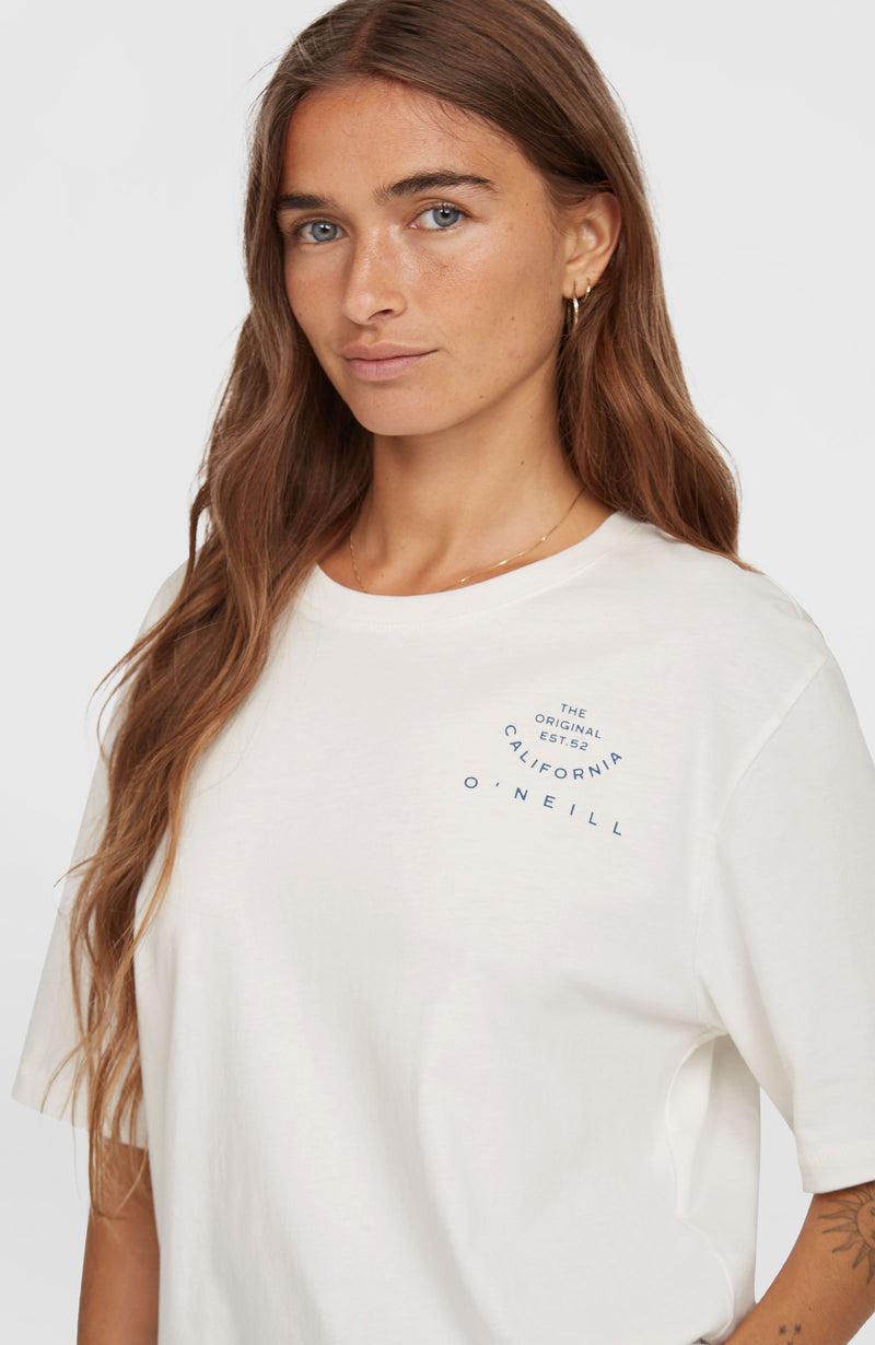 Oneill Women Summer Musthaves Back Print T-Shirt | White