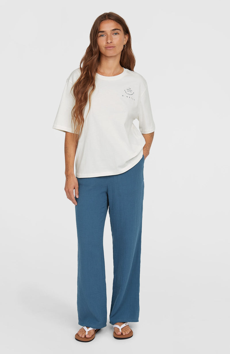 Oneill Women Summer Musthaves Back Print T-Shirt | White