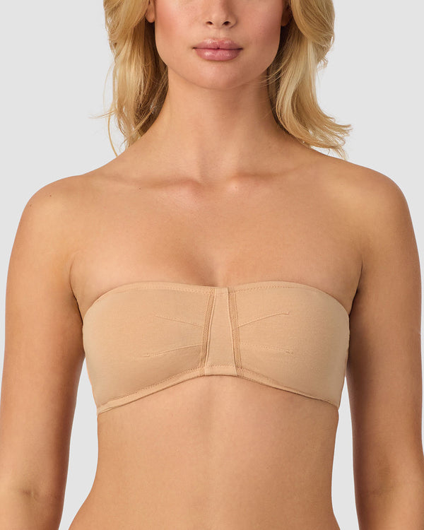 Ongossamer Cabana Cotton Bandeau Bralette