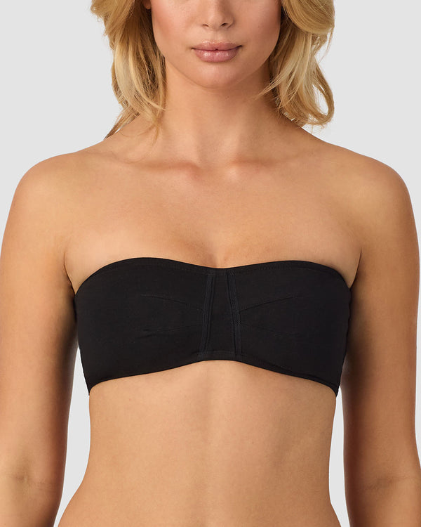Ongossamer Cabana Cotton Bandeau Bralette