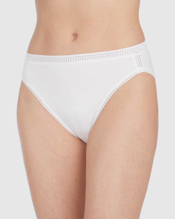 ongossamer Cabana Cotton Hi Cut Brief Underwear