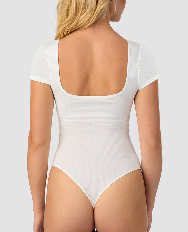 Ongossamer Cabana Cotton Rib Bodysuit